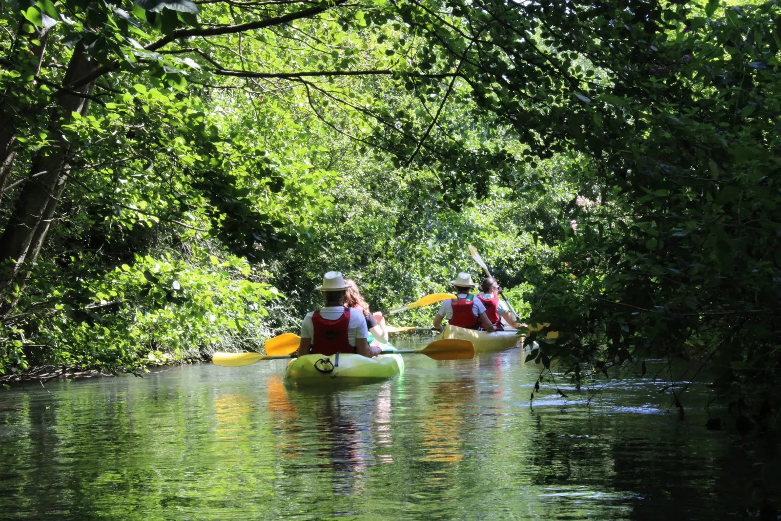 Canoës sur l’Ancre à Heilly