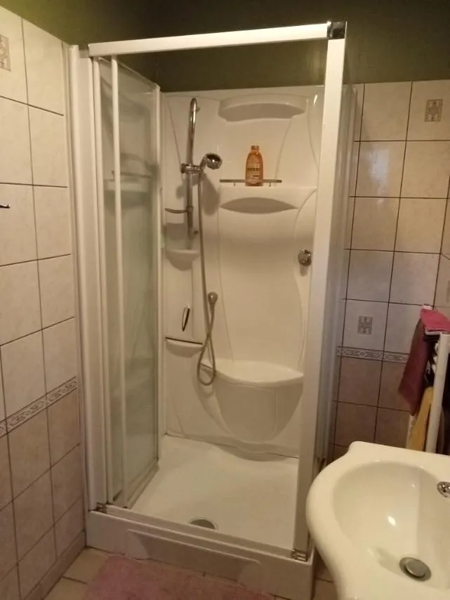 Douche de la chambre d’hôtes La Mésange
